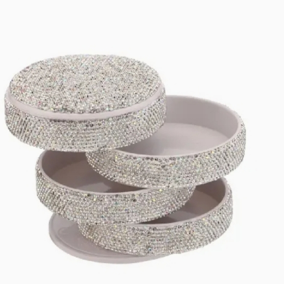 NWT Crystal Bling Tiered Jewelry Organizer - Picture 6 of 8